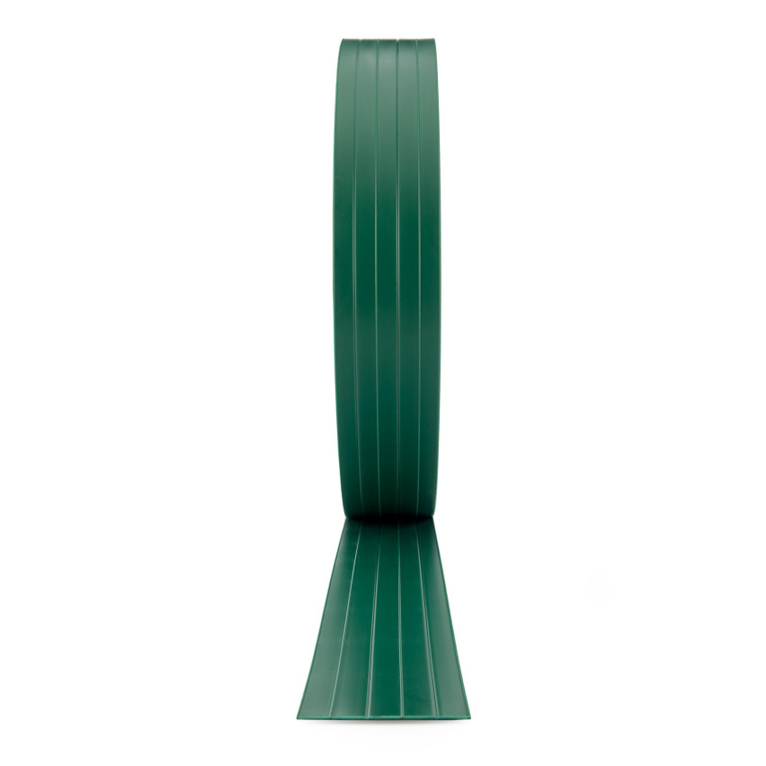 Kemény PVC adatvédelmi csíkok Privacy Roll Double Bar kerítés kerítés kerítés csíkok magassága 4,75cm vastagság: 1,5mm, zöld RAL6005