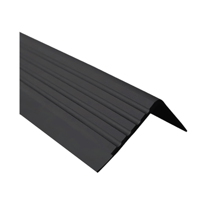 Csúszásmentes lépcsőprofil 40x40mm, 150cm, fekete