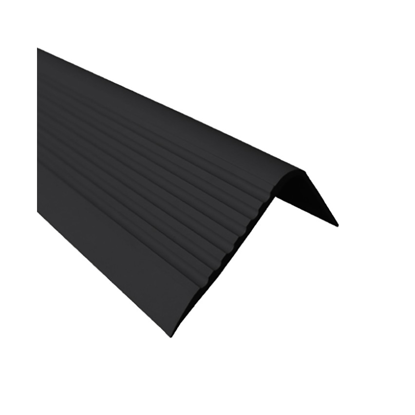 Profil na schody antypoślizgowy 70x40mm 150cm czarny