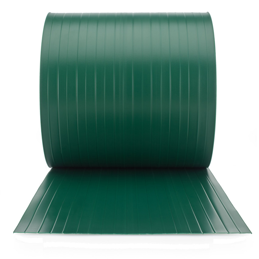 Kemény PVC adatvédelmi csíkok Privacy Roll Double Bar kerítés kerítés kerítés csíkok magassága 19cm vastagság: 1,5mm, zöld 