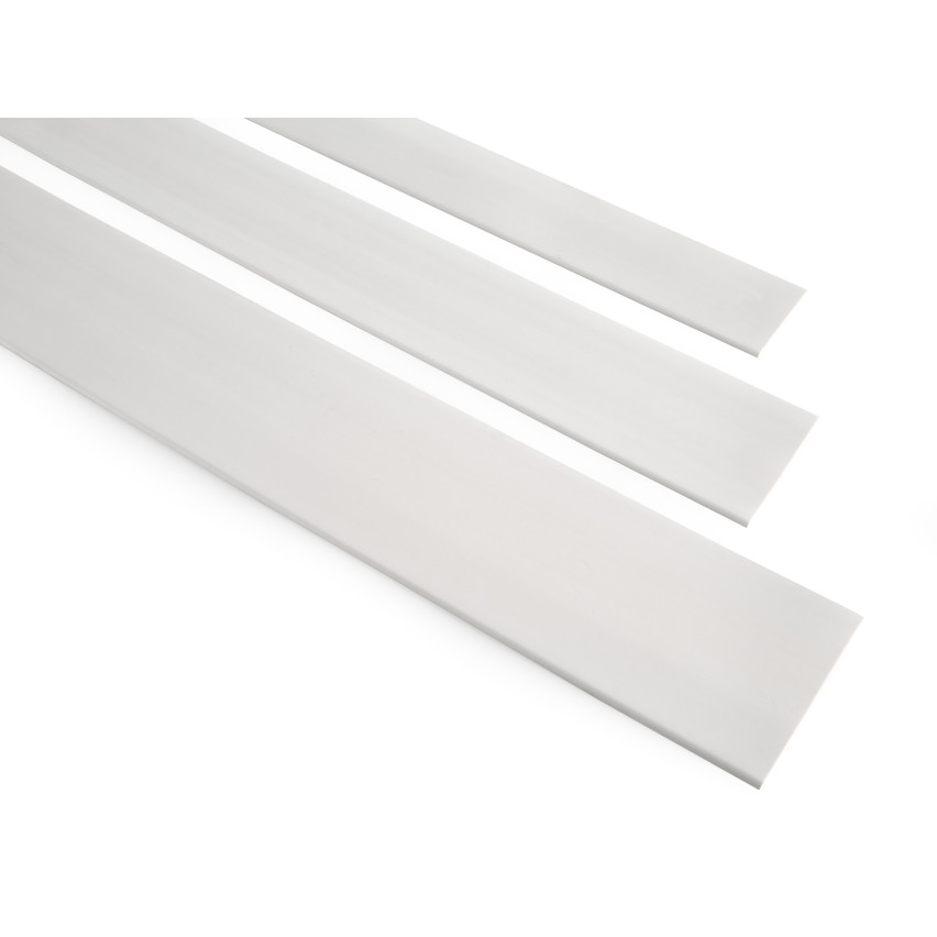 PVC öntapadós fedőszalag, lapos műanyag ablakszegély, végprofil fehér 5m